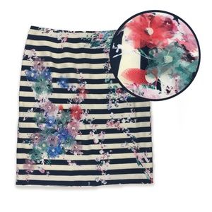 W by Worth | Striped Pencil Skirt Size 4